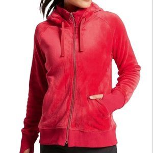 Double Cozy Karma velour hoodie